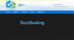Desktop Screenshot of ductsealingpros.com